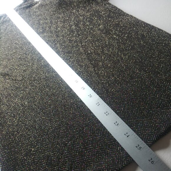 No Boundaries women's size XL black and gold cold shoulder metallic blouse - Picture 12 of 16